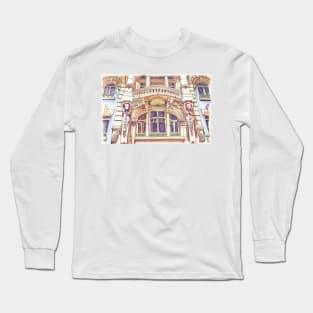 avenida duque d'ávila. Lisbon Long Sleeve T-Shirt